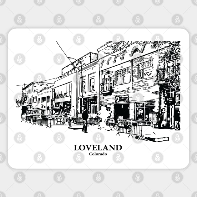 Loveland - Colorado Sticker by Lakeric